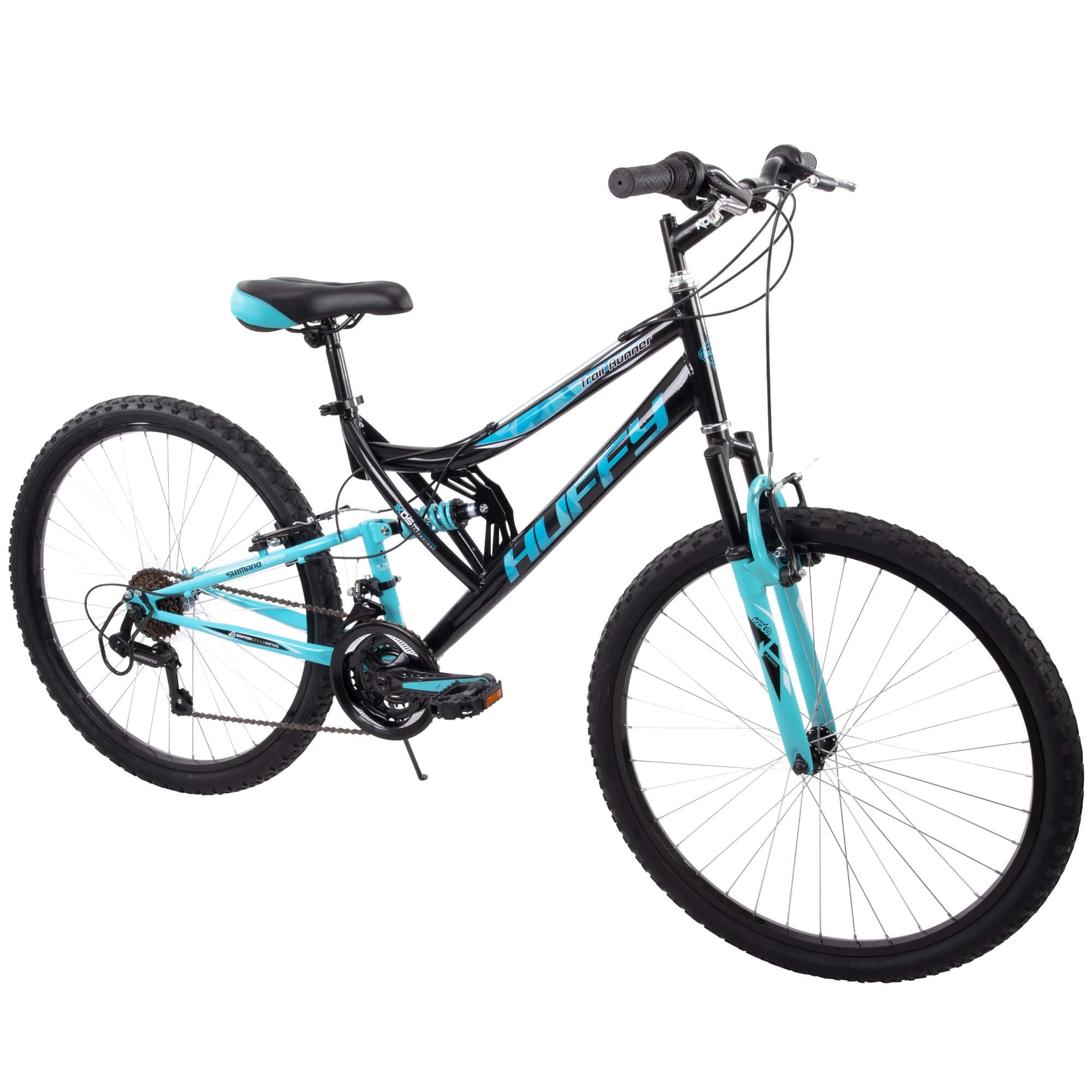 26 Trail Runner Women's Full Suspension Mountain Bike. Black